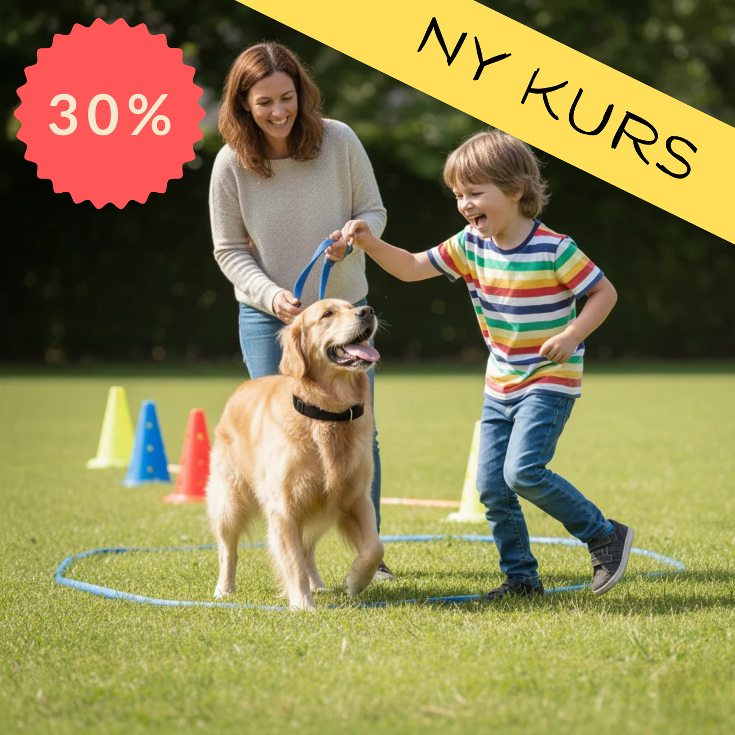 Barn & Hund - Kursen för små hundtränare (6-13 år)