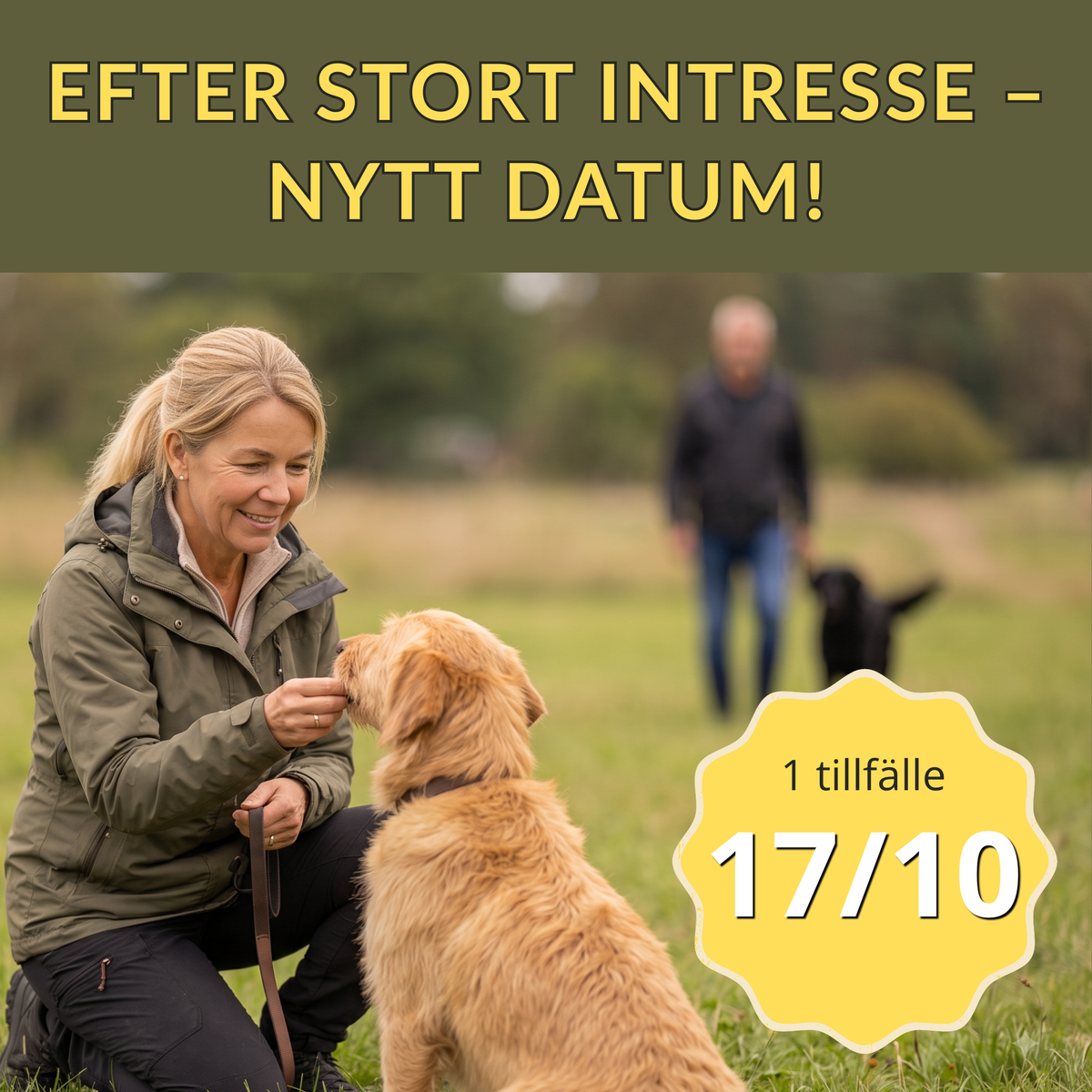Hundmötesdagen | 17 Oktober | Nytt datum!